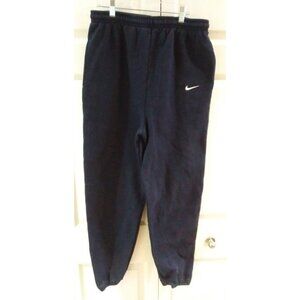 Vintage 90s Nike Men's Track Sweatpants Joggers Size XL Navy Made in Canada